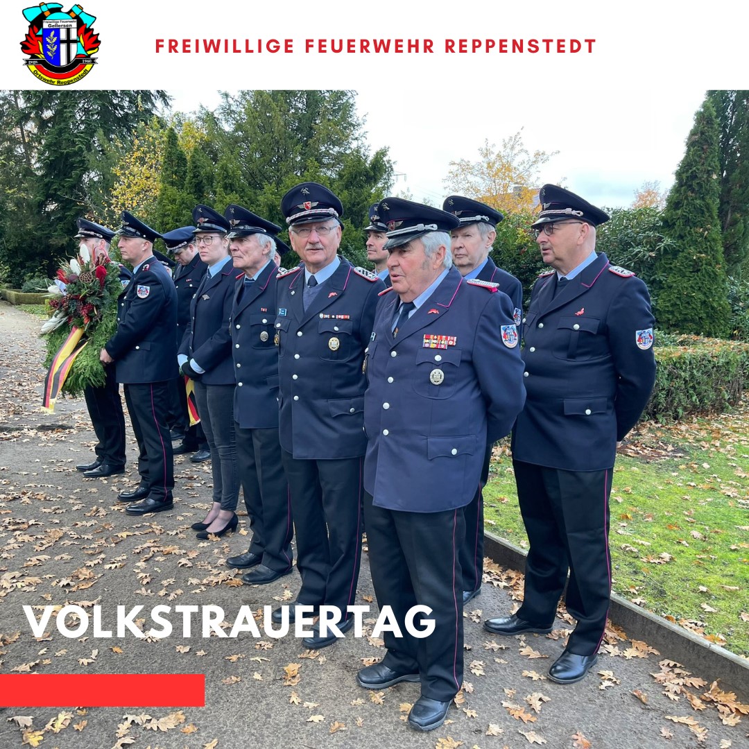 Feuerwehrtradition – Volkstrauertag